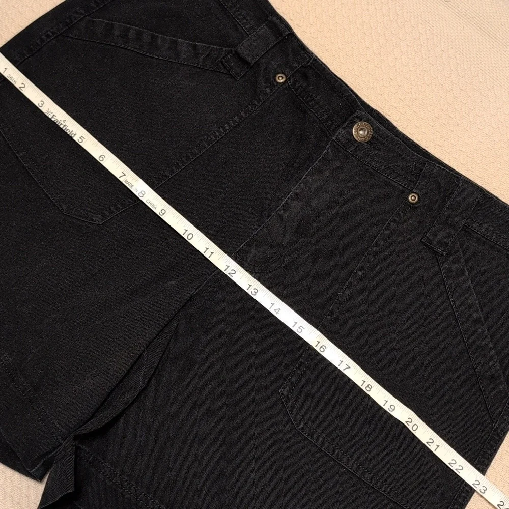 Faded Glory Stretch Women's Black Denim Shorts - Picture 8 of 9